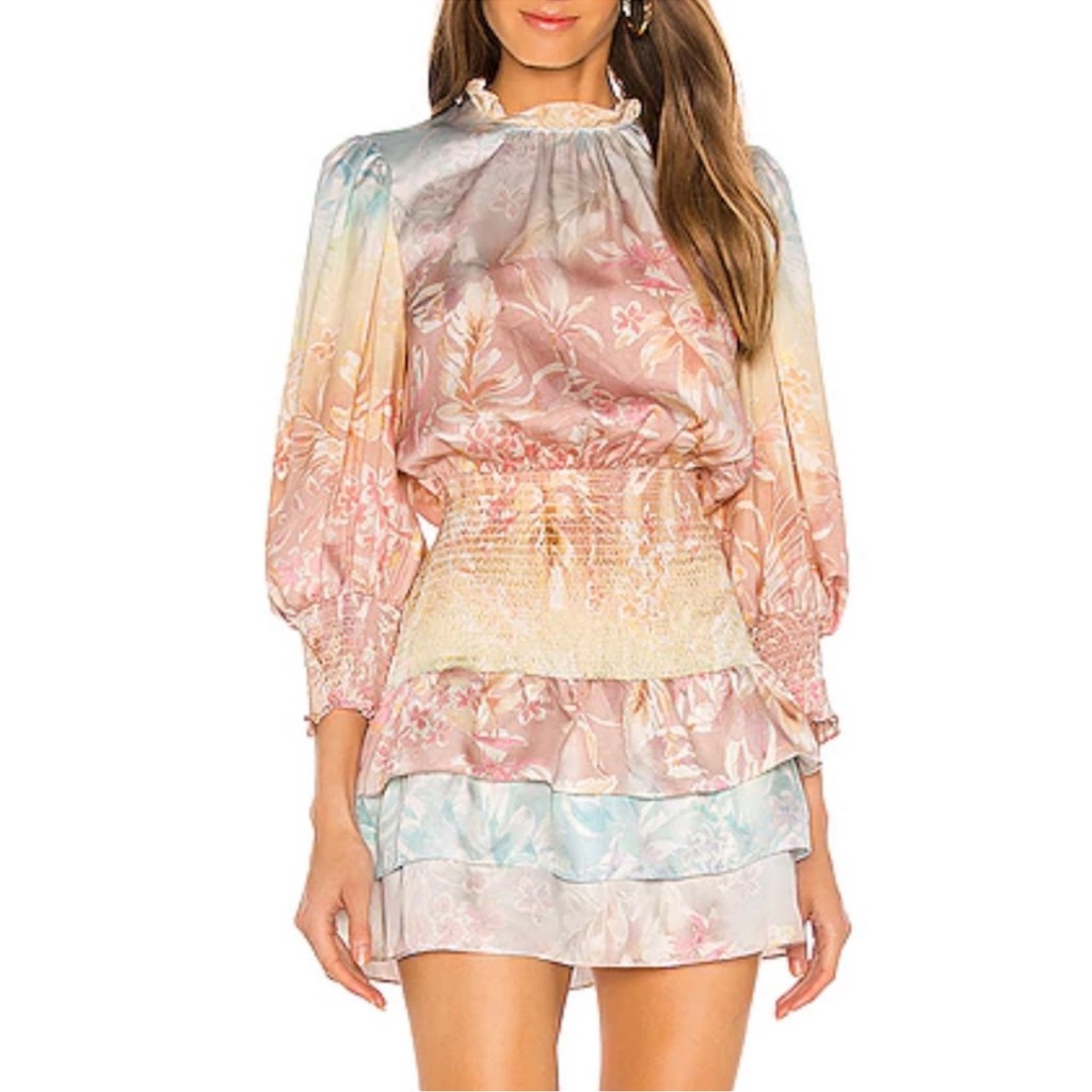 Amanda Uprichard Madalyn Dress In Fluro Daze